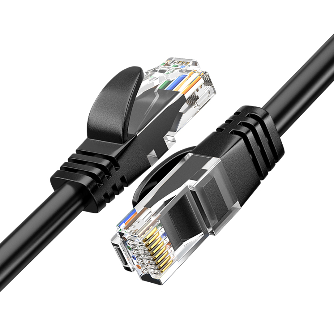 PHILIPS SWA1945/93-8 CAT6 8 METRE SİYAH PATCH NETWORK ETHERNET KABLO