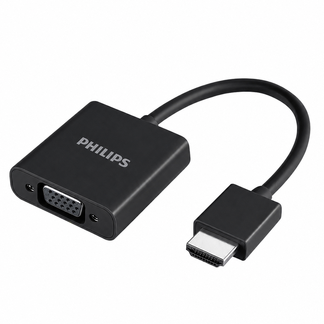 PHİLİPS SWR1620B/93 HDMI TO VGA DÖNÜŞTÜRÜCÜ ADAPTÖR HARİCİ SES ÇIKIŞLI