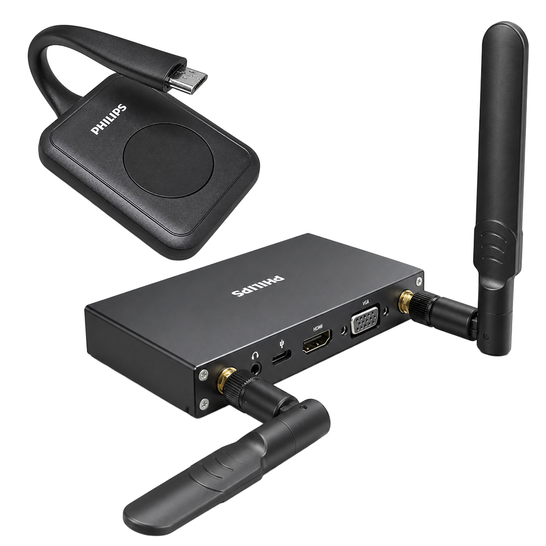PHİLİPS SWR8106E/93 KABLOSUZ HDMI & VGA GÖRÜNTÜ AKTARICI SET - 50 METRE MENZİLLİ