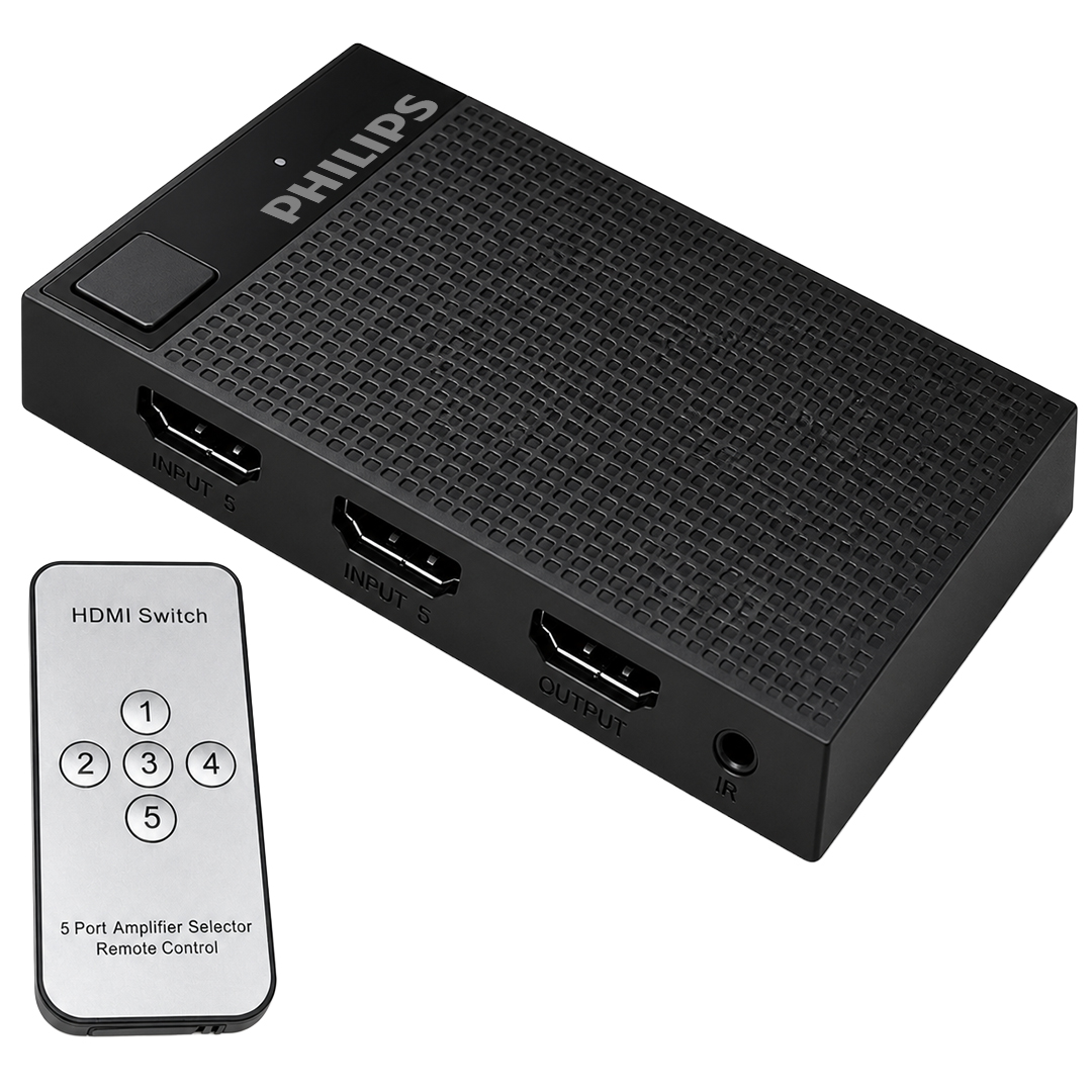 PHİLİPS SWV9023D/93 5-GİRİŞ 1-ÇIKIŞ 4K HDMI SWİTCH (SEÇİCİ)