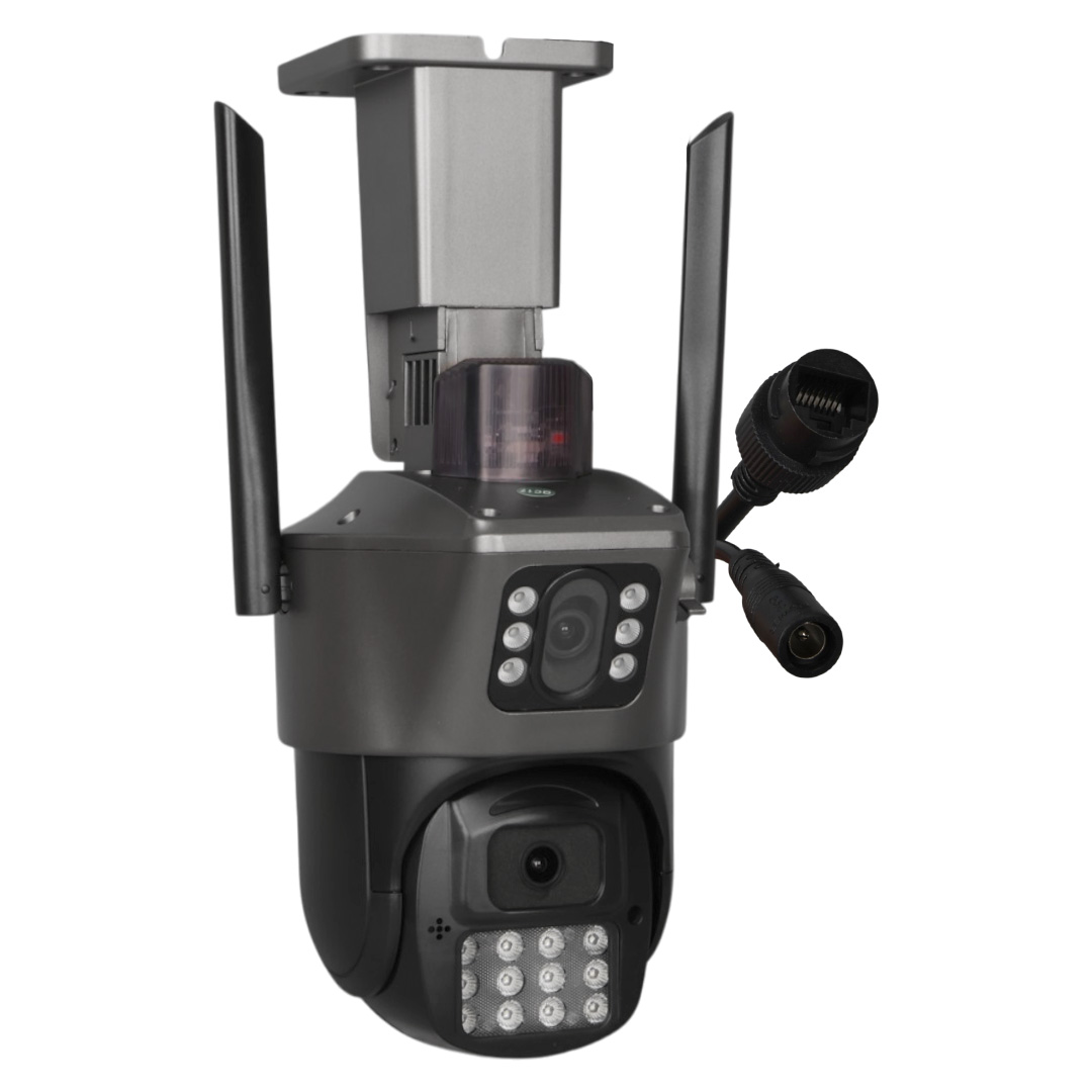 PLATO PL-39050 DUAL SMART ÇİFT KAMERALI GECE GÖRÜŞLÜ 3MP+3MP SPEED DOME WİFİ GÜVENLİK KAMERASI İCSEE