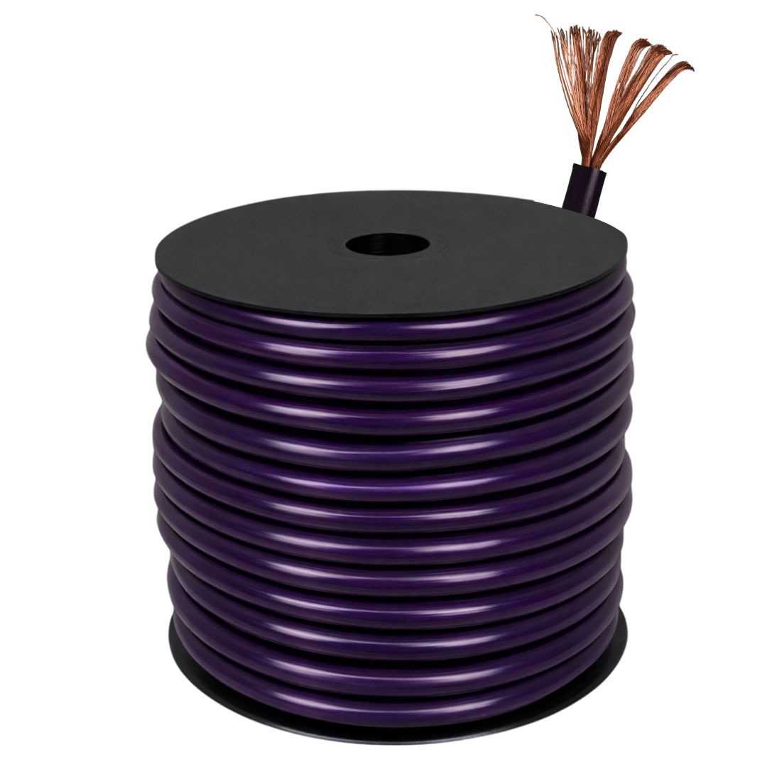 POKE PK-1410 8GA 50 METRE SİLİKON İZOLELİ PROFESYONEL OTO AMFİ GÜÇ KABLOSU