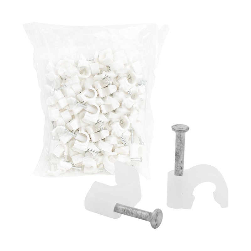 POWERMASTER 3 NUMARA ÇELİK ÇİVİLİ 7 MM KROŞE (100'LÜ POŞET)(2X1.5 - 3X1.5 TTR KABLOLAR İÇİN)