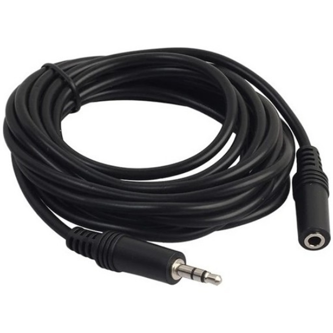 POWERMASTER 3.5 MM STEREO ERKEK / DİŞİ 5 METRE AUX UZATMA KABLOSU