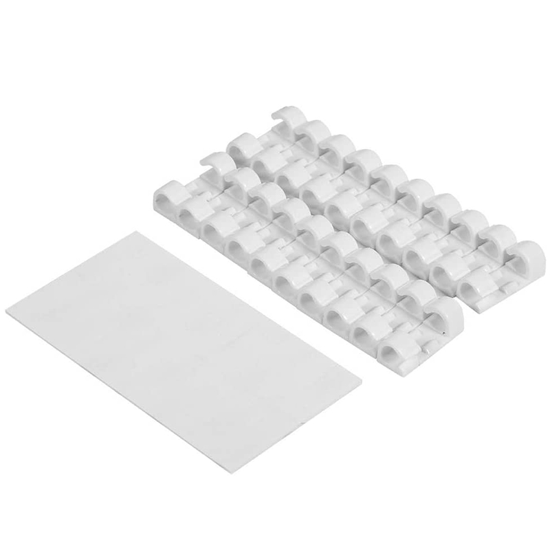 POWERMASTER CY-20 BEYAZ 3M YAPIŞKANLI 20'Lİ KABLO SABİTLEYİCİ DÜZENLEYİCİ KLİPS