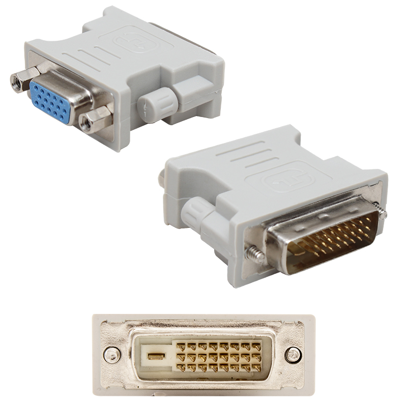 POWERMASTER DVI ERKEK VGA DİŞİ DVI 24+1 DVI TO VGA DÖNÜŞTÜRÜCÜ G-507H