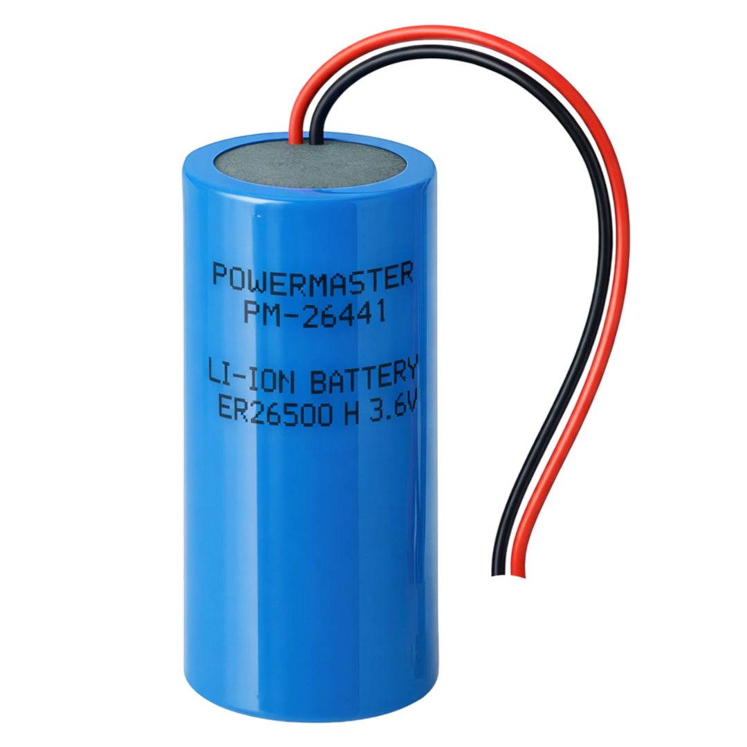 POWERMASTER ER26500 H 3.6 VOLT SOKETLİ ORTA BOY  LİTYUM PİL