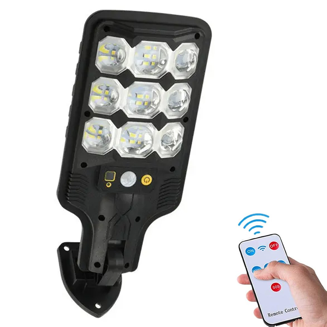 POWERMASTER HS-8037A SOLAR 63 SMD LEDLİ HAREKET SENSÖRLÜ SOKAK LAMBASI