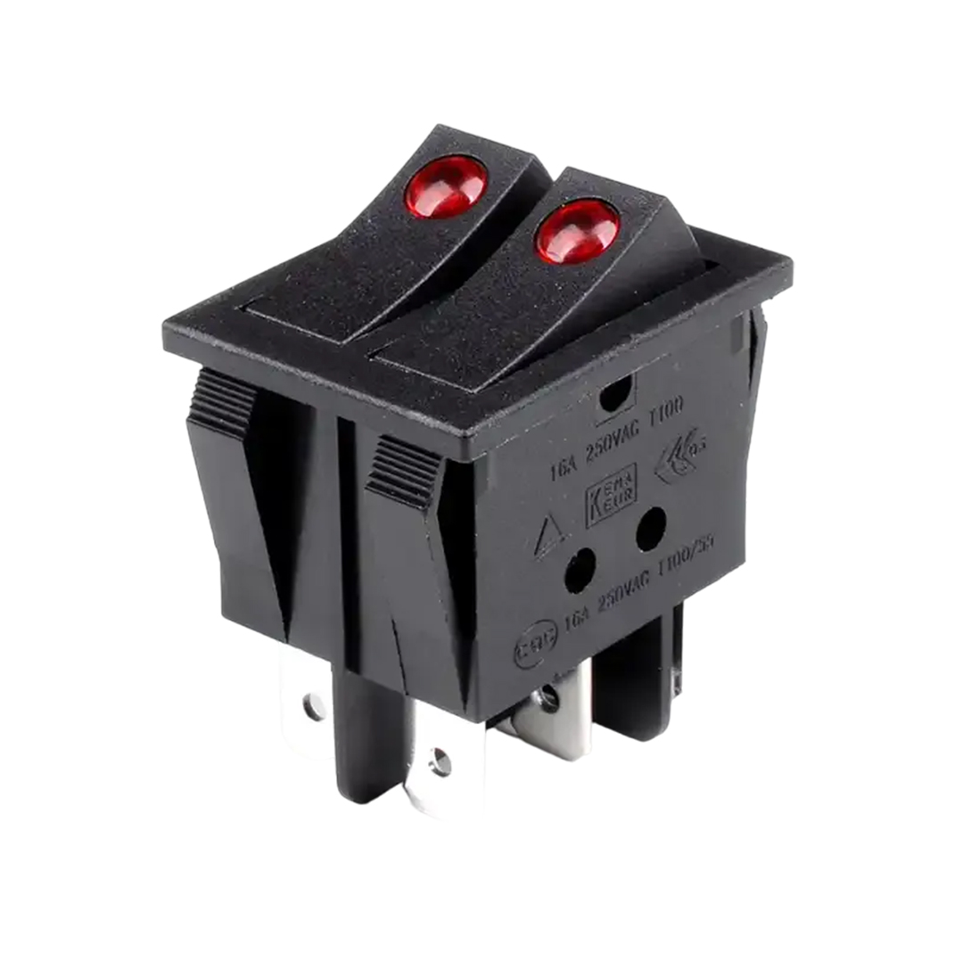 POWERMASTER IC-102 İKİLİ IŞIKLI MERCEKLİ ANAHTAR