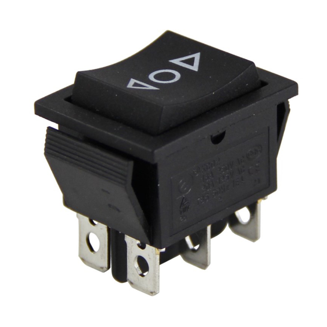 POWERMASTER IC-111 GENİŞ IŞIKSIZ BASMALI 2 KADEMELİ ANAHTAR OK SİMGELİ YAYLI 21X30X30MM