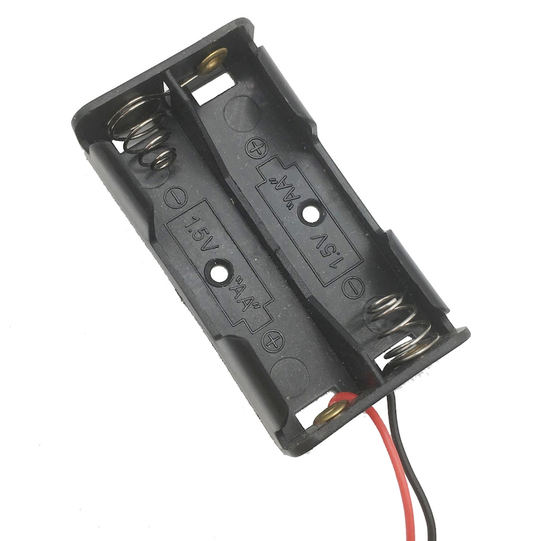 POWERMASTER IC-233A PLASTİK AA 2'Lİ YAN YANA PİL YUVASI