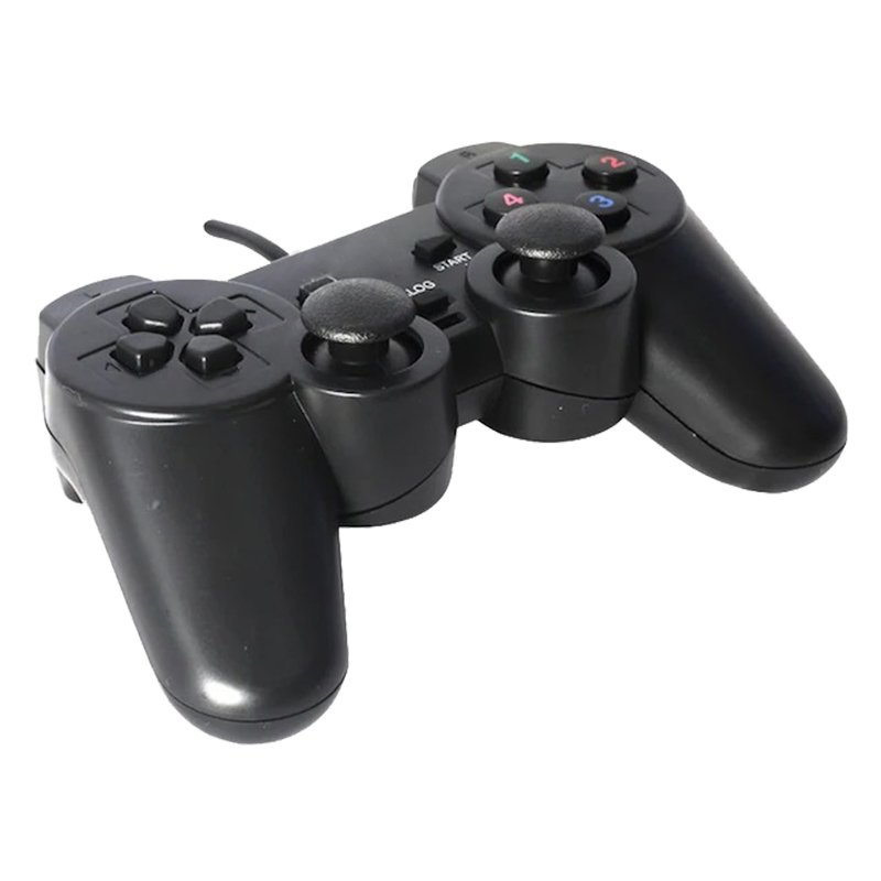 POWERMASTER KD-208 USB-PC-PS3 1.8 METRE KABLOLU DOUBLE SHOCK JOYPAD OYUN KOLU GAMEPAD