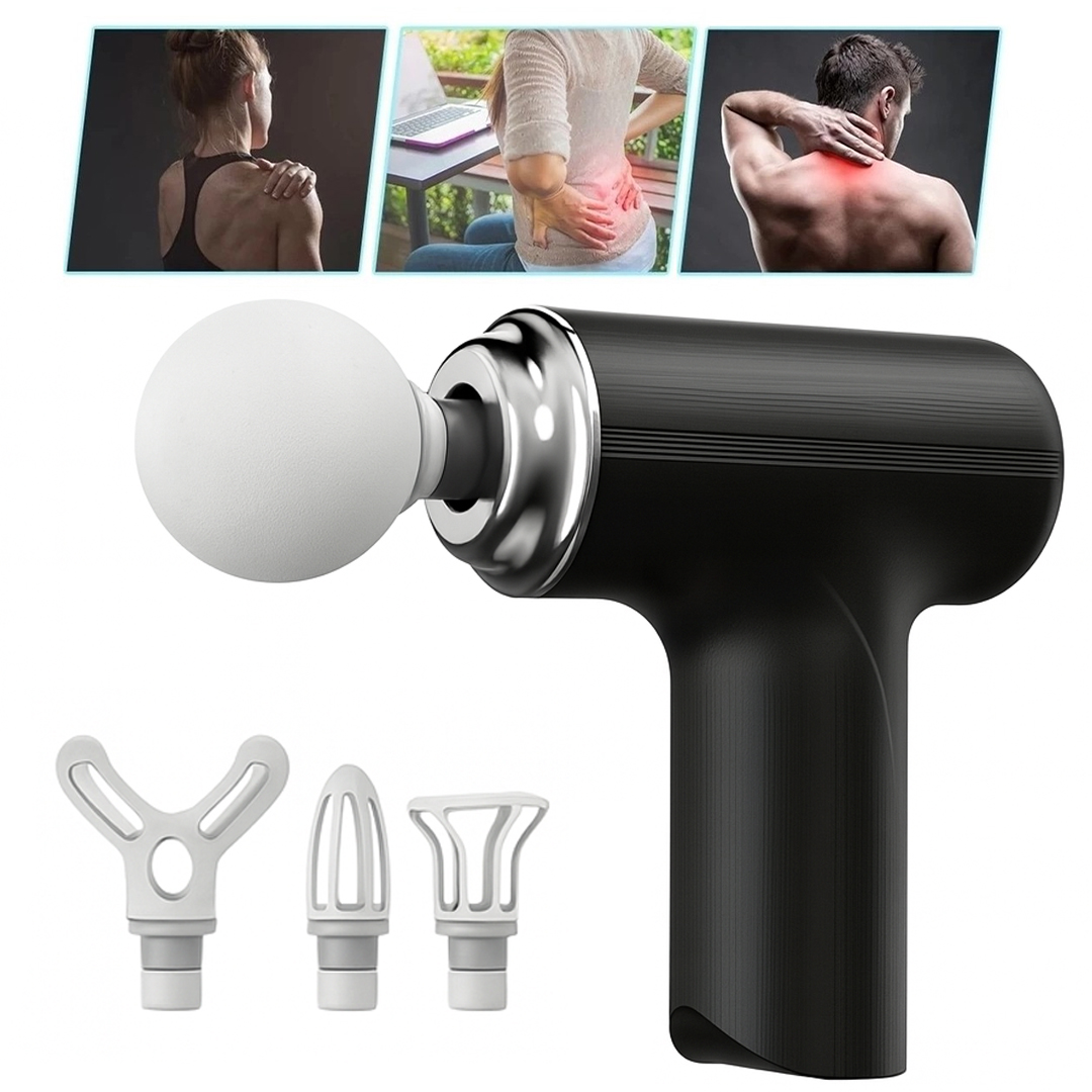 POWERMASTER KH-320 ŞARJLI SPORCU KOŞUCU DARBELİ TİTREŞİMLİ MASAJ ALETİ 6 KADEMELİ 2000MAH