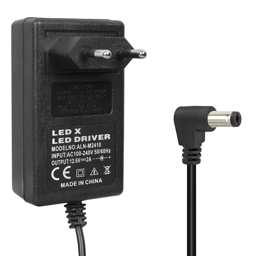 POWERMASTER LEDX ALN- M2410  12.6 VOLT- 2 AMPER 5.5*2.5 L UÇLU LEDLİ ŞARJLI MATKAP ADAPTÖRÜ
