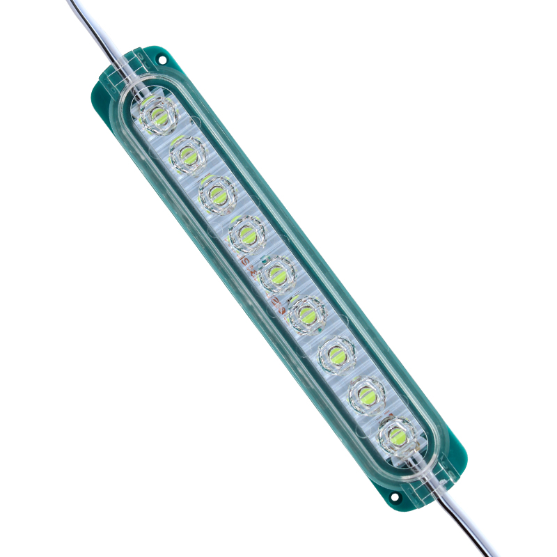 POWERMASTER MODÜL LED 12VOLT / 24VOLT 2.4W TEK RENK YEŞİL 14X32.5 MM 2835