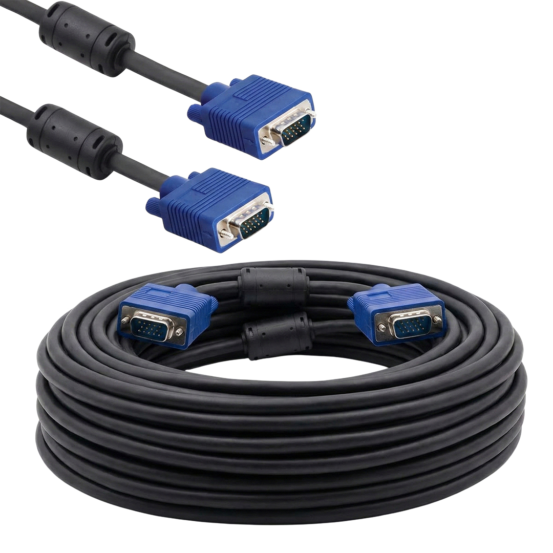 POWERMASTER PM-11097 15 PİN ERKEK/ERKEK 40 METRE VGA KABLO