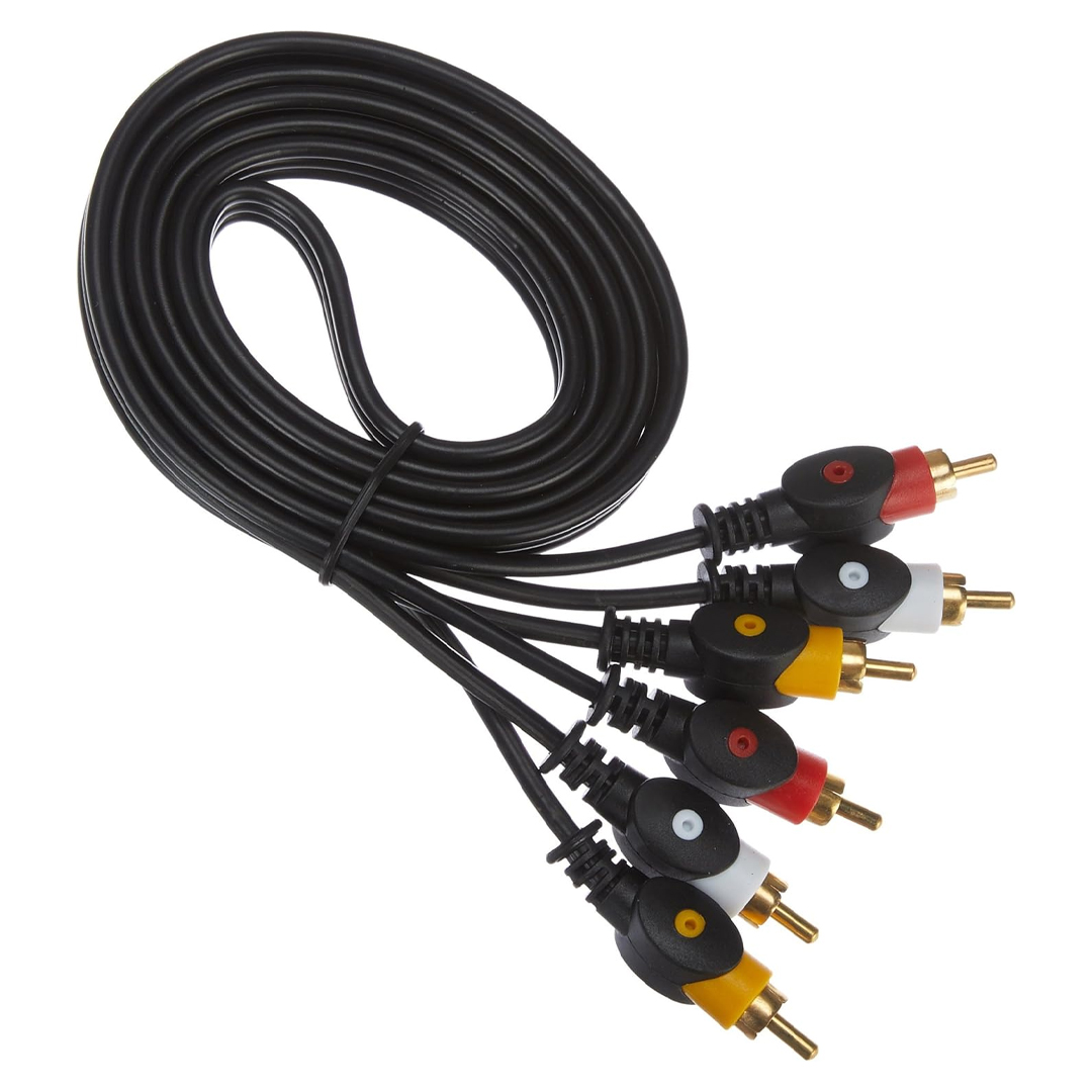 POWERMASTER PM-11954 SİYAH 3RCA TOS 5 METRE AUDİO VİDEO STEREO KABLO