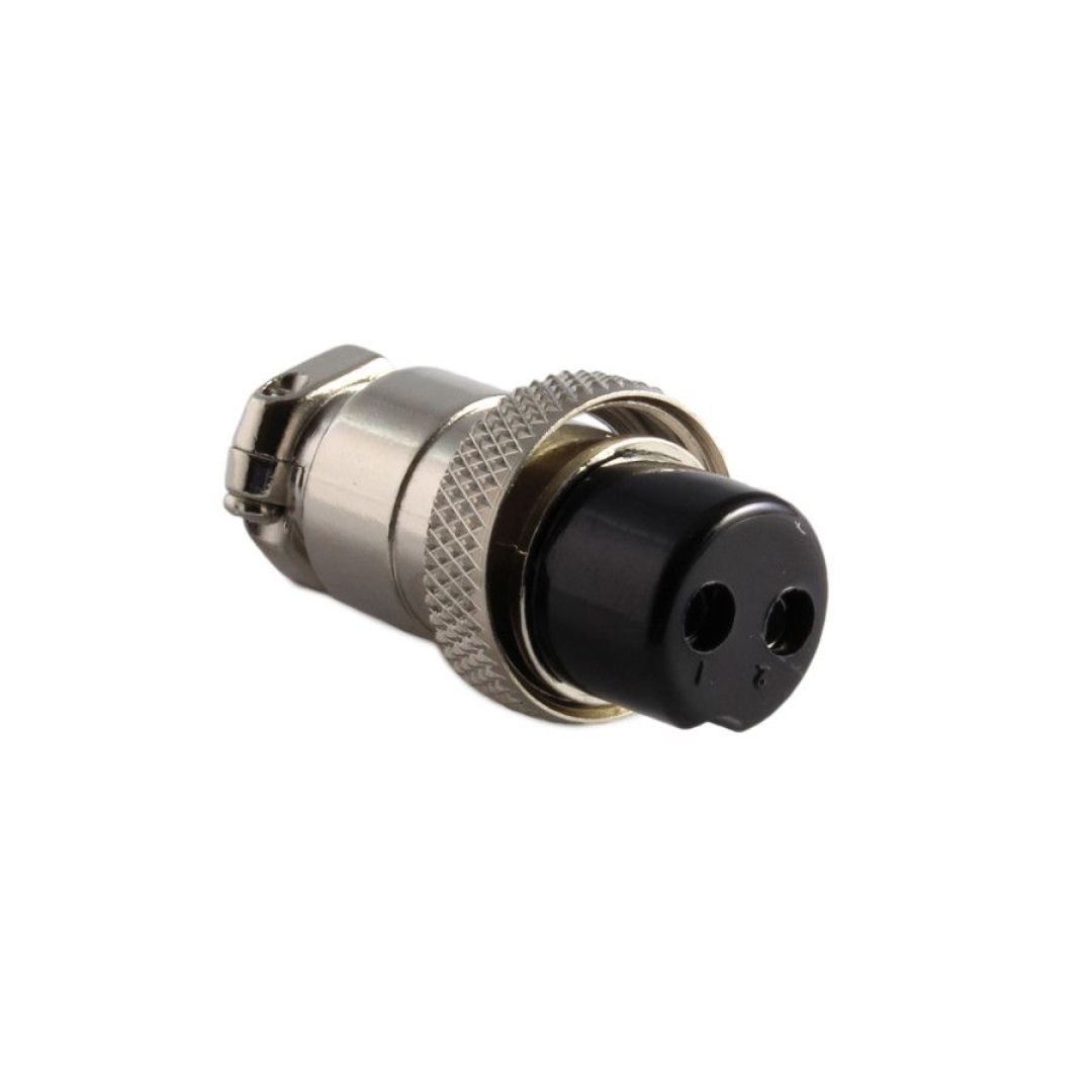 POWERMASTER PM-17231 2 PİNLİ DİŞİ MAYK FİŞ (M16 - 16MM)