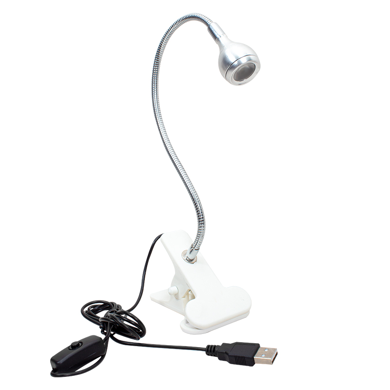 POWERMASTER PM-20042 COB LED 5 VOLT USB BEYAZ MASA LAMBASI ANAHTARLI