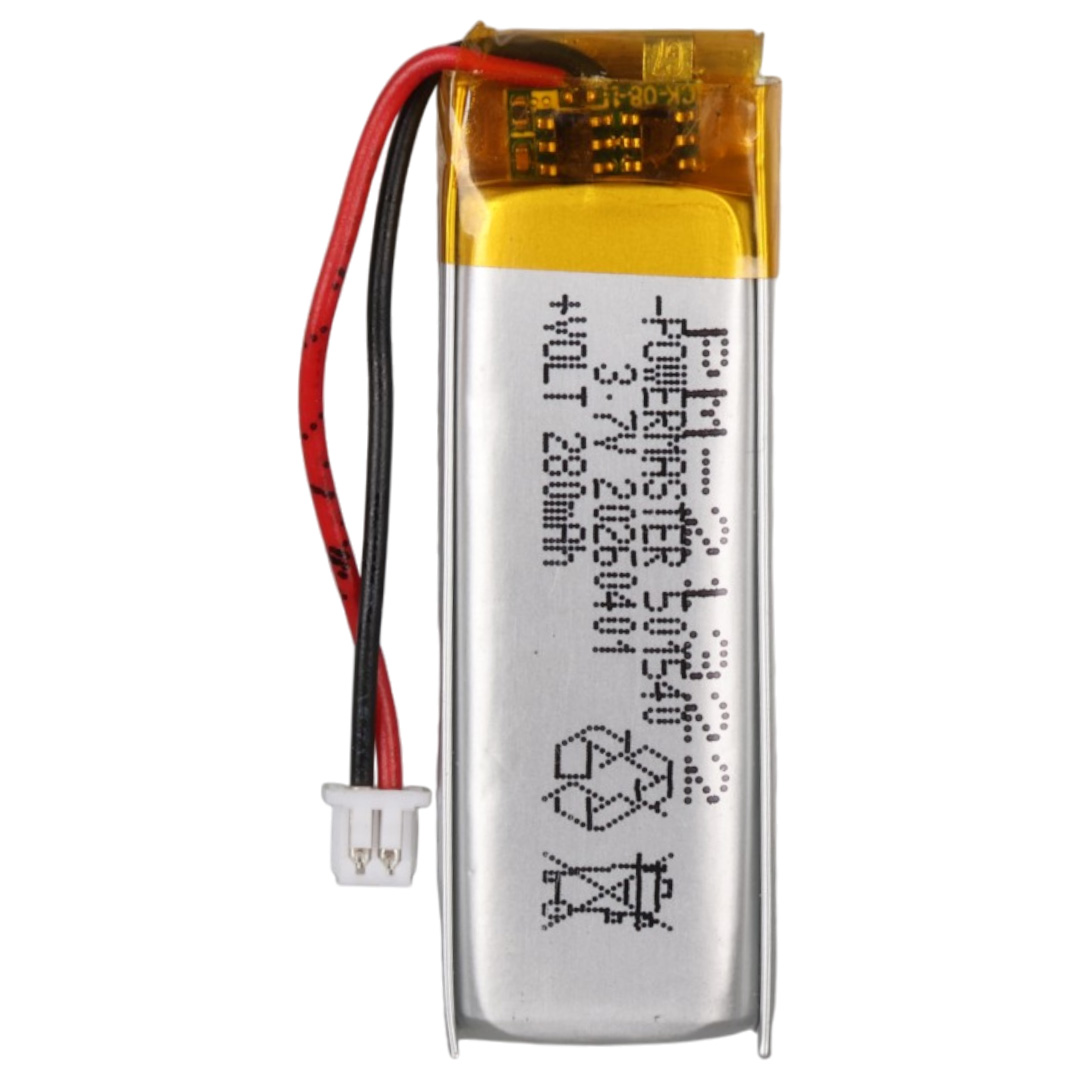 POWERMASTER PM-21322 3.7V 280MAH 501540 3.5MM SOKETLİ LİTYUM POLİMER (Lİ-PO) BATARYA ŞARJ EDİLEBİLİR CİKLET PİL