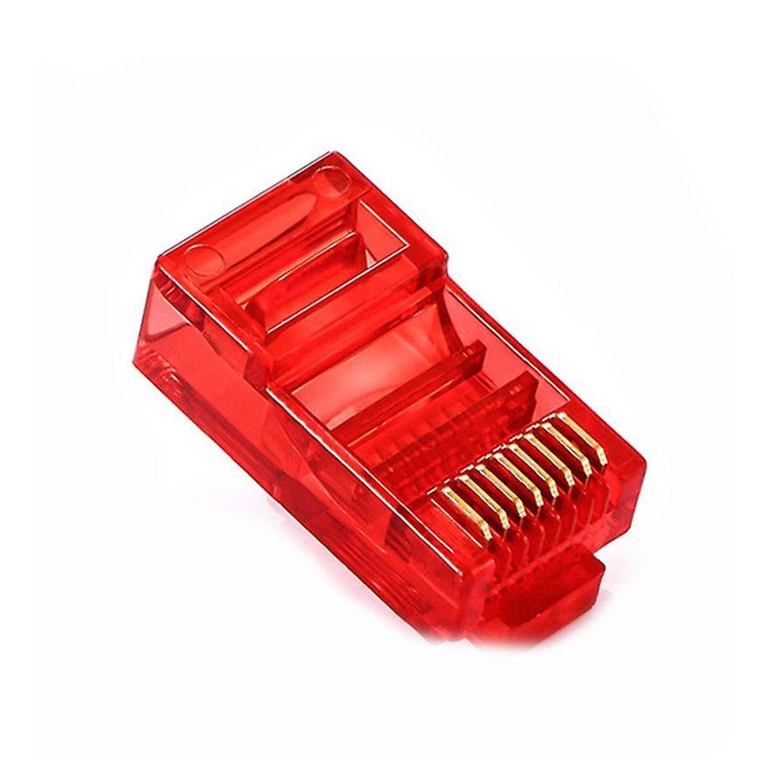 POWERMASTER PM-22701 RJ45 RJ45 CAT6 8P/8C KIRMIZI SOKET (100'LÜ PAKET)