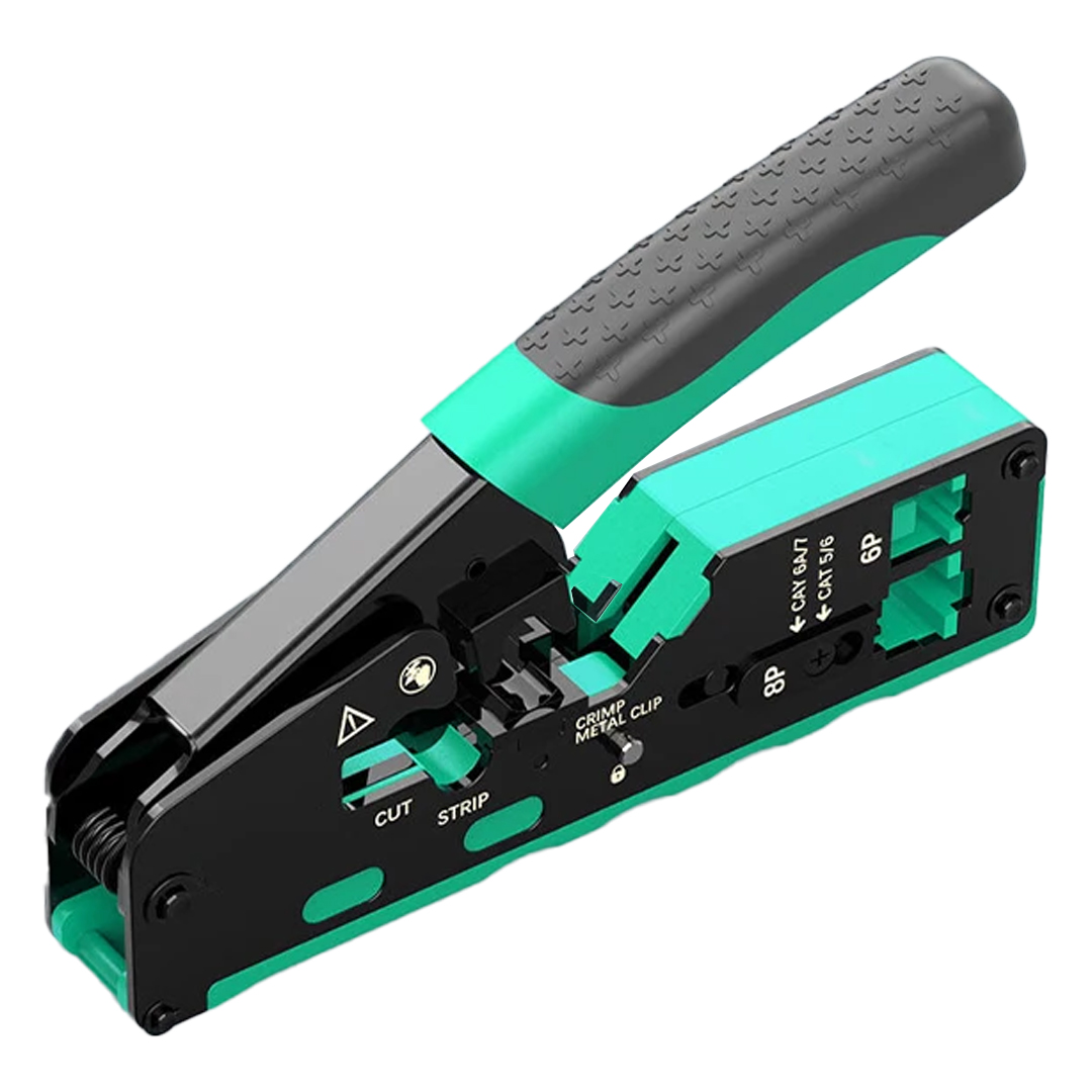 POWERMASTER PM-24016  RJ11 - RJ45 YENİ NESİL AÇIK UÇLU EZ RJ45 İKİLİ ÇAKMA PENSE