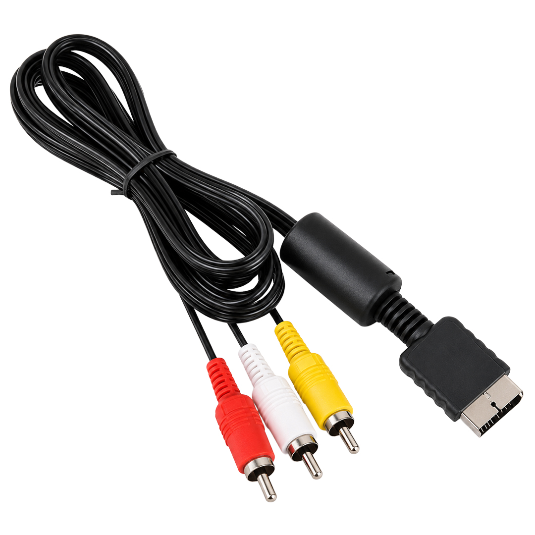 POWERMASTER PM-2468  PS2 AV KABLO 3 RCA TOS 1.5 METRE SONY PLAYSTATION KABLO