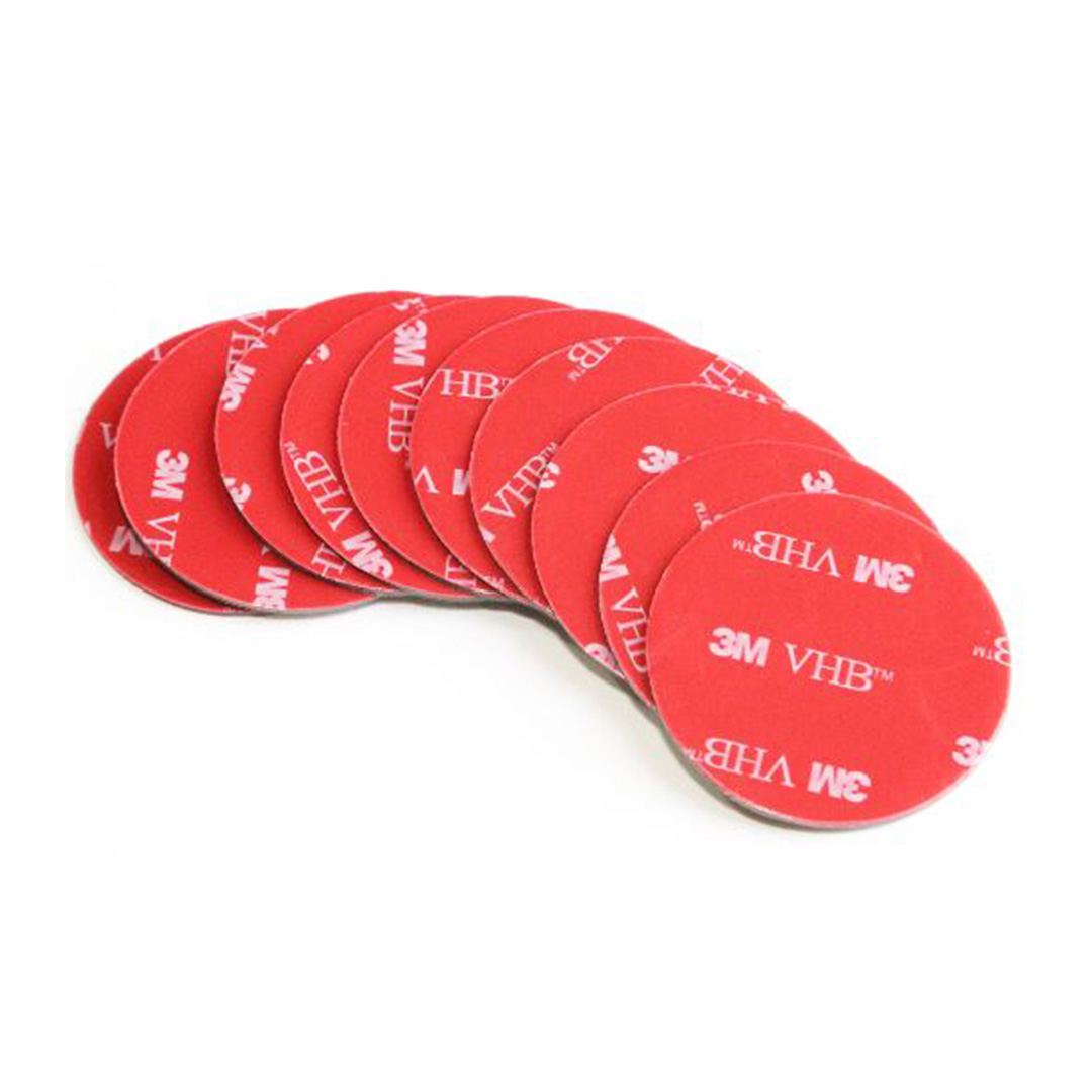 POWERMASTER PM-25705 25MM YUVARLAK 3M ÇİFT TARAFLI BANT (10'LU PAKET)