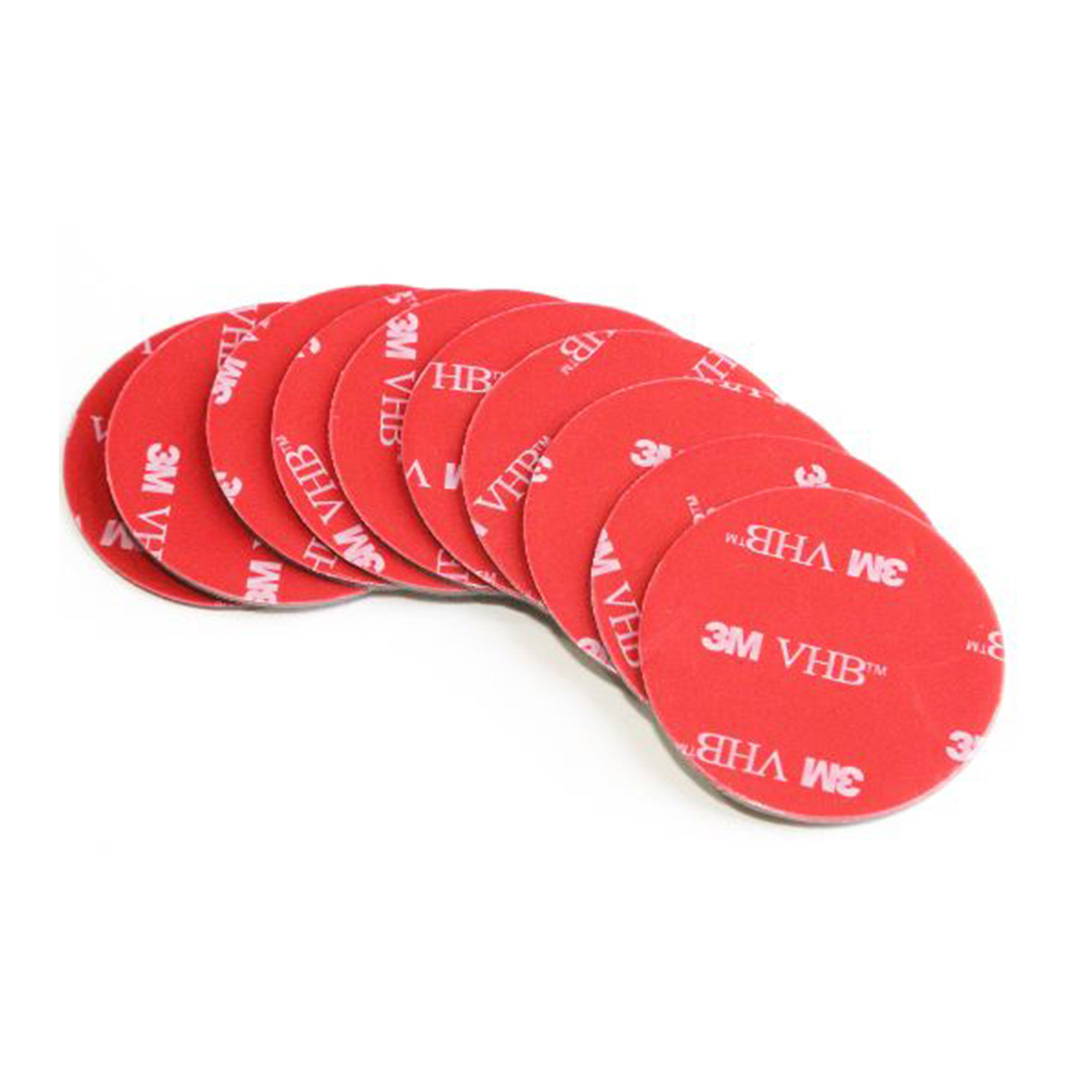 POWERMASTER PM-25707 40MM YUVARLAK 3M ÇİFT TARAFLI BANT (10'LU PAKET)