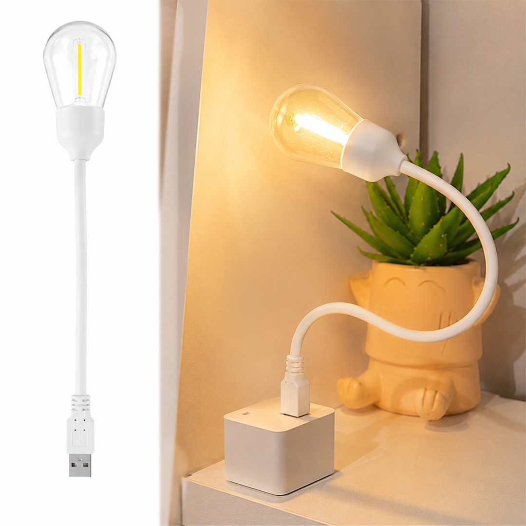 POWERMASTER PM-25790 ESNEK USB'Lİ LEDLİ GECE LAMBASI