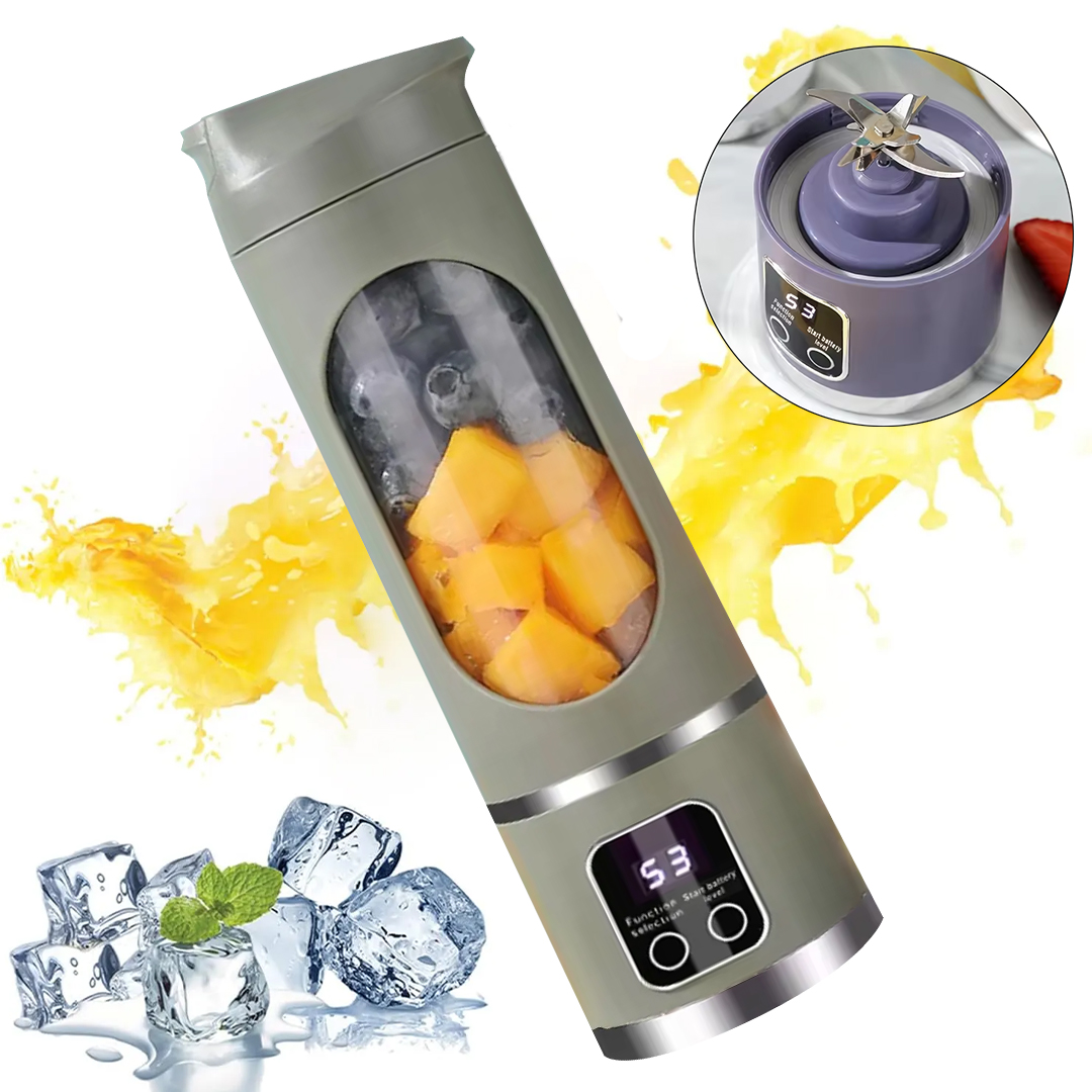 POWERMASTER PM-25964 450ML SHAKE'N TAKE KİŞİSEL SMOOTHİE TAŞINABİLİR BLENDER MEYVE SIKACAĞI ŞARJLI YEŞİL