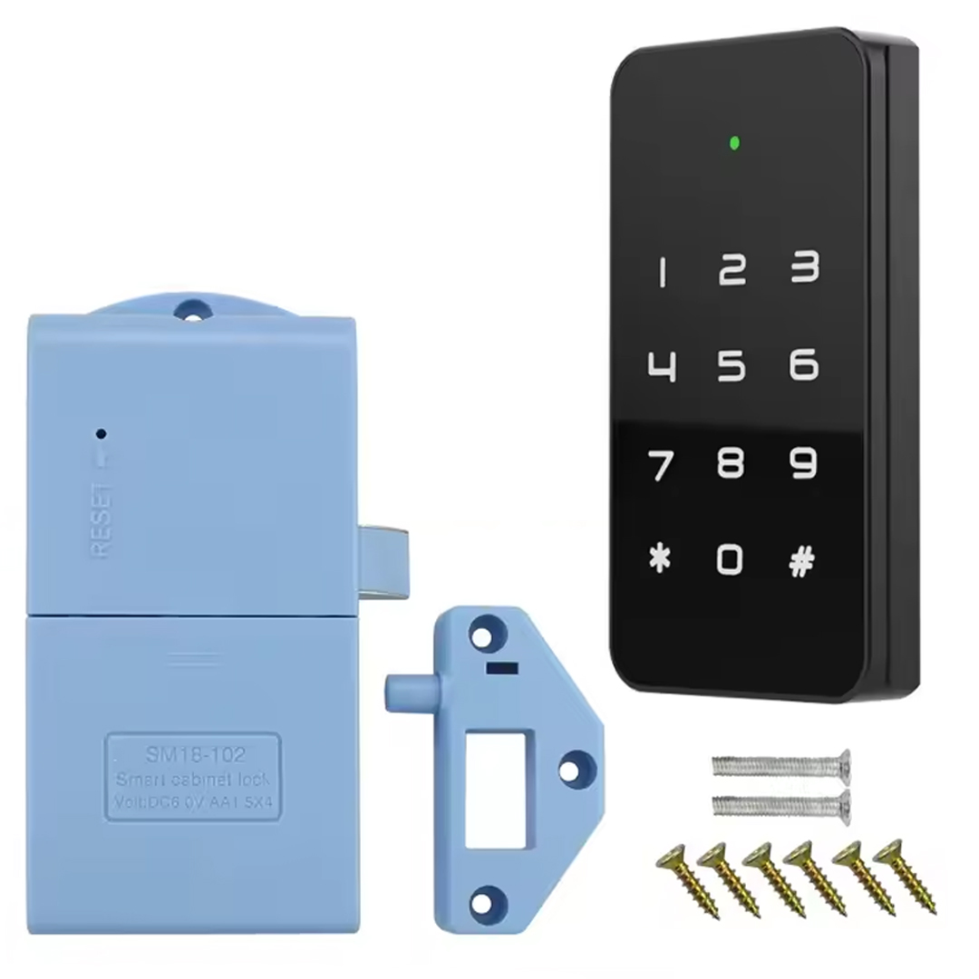 POWERMASTER PM-26728 RFİD VE TUŞ PANELLİ DİJİTAL ELEKTRONİK KAPI DOLAP KİLİDİ (2'Lİ PAKET)