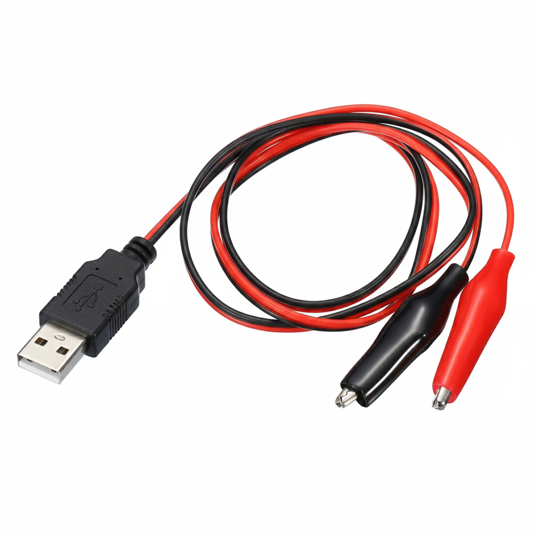 POWERMASTER PM-28657 USB ERKEK TO KÜÇÜK KROKODİL UÇLU 60 CM KABLO