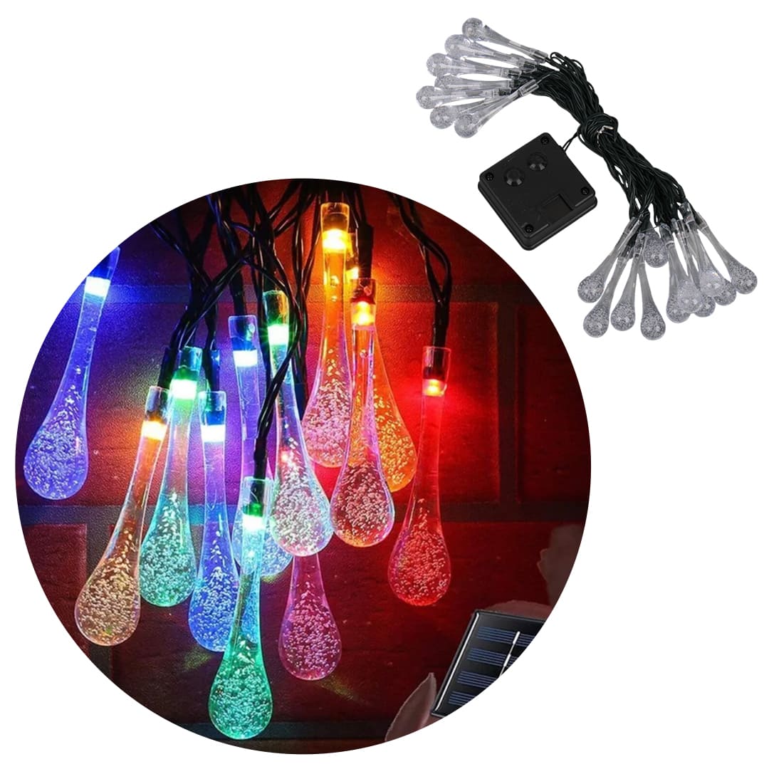 POWERMASTER PM-29077 DC 5V 5 METRE SOLAR SU DAMLASI ŞEKİLLİ BAHÇE AYDINLATMA