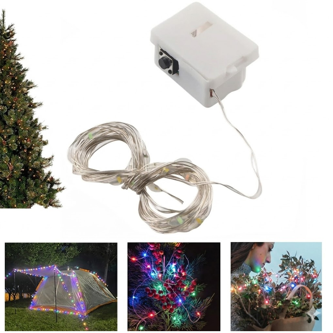 POWERMASTER PM-29156 PİLLİ 4.5 VOLT 3 METRE RGB DEKORATİF PERİ LED