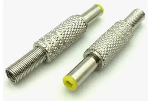 POWERMASTER PM-29233 DC JACK 5.5*2.5 MM YAYLI ADAPTÖR FİŞ UÇ METAL NİKEL