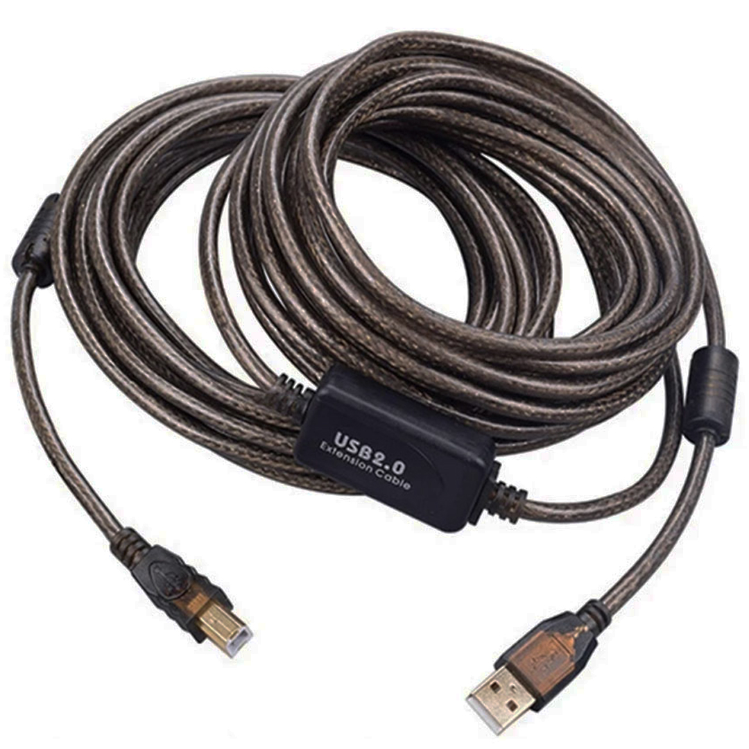 POWERMASTER PM-29486 ŞEFFAF CHİPSET 10 METRE USB 2.0 YAZICI KABLOSU