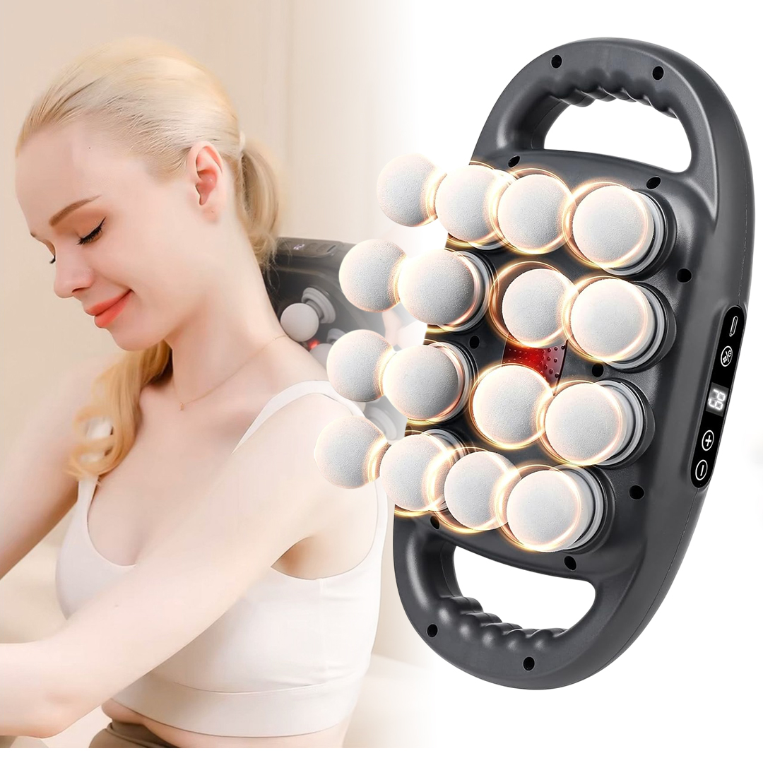 POWERMASTER PM-29677 16 BAŞLIKLI ULTRA GENIŞ ALANLI SELÜLIT VE DERIN DOKU MASAJ ALETİ