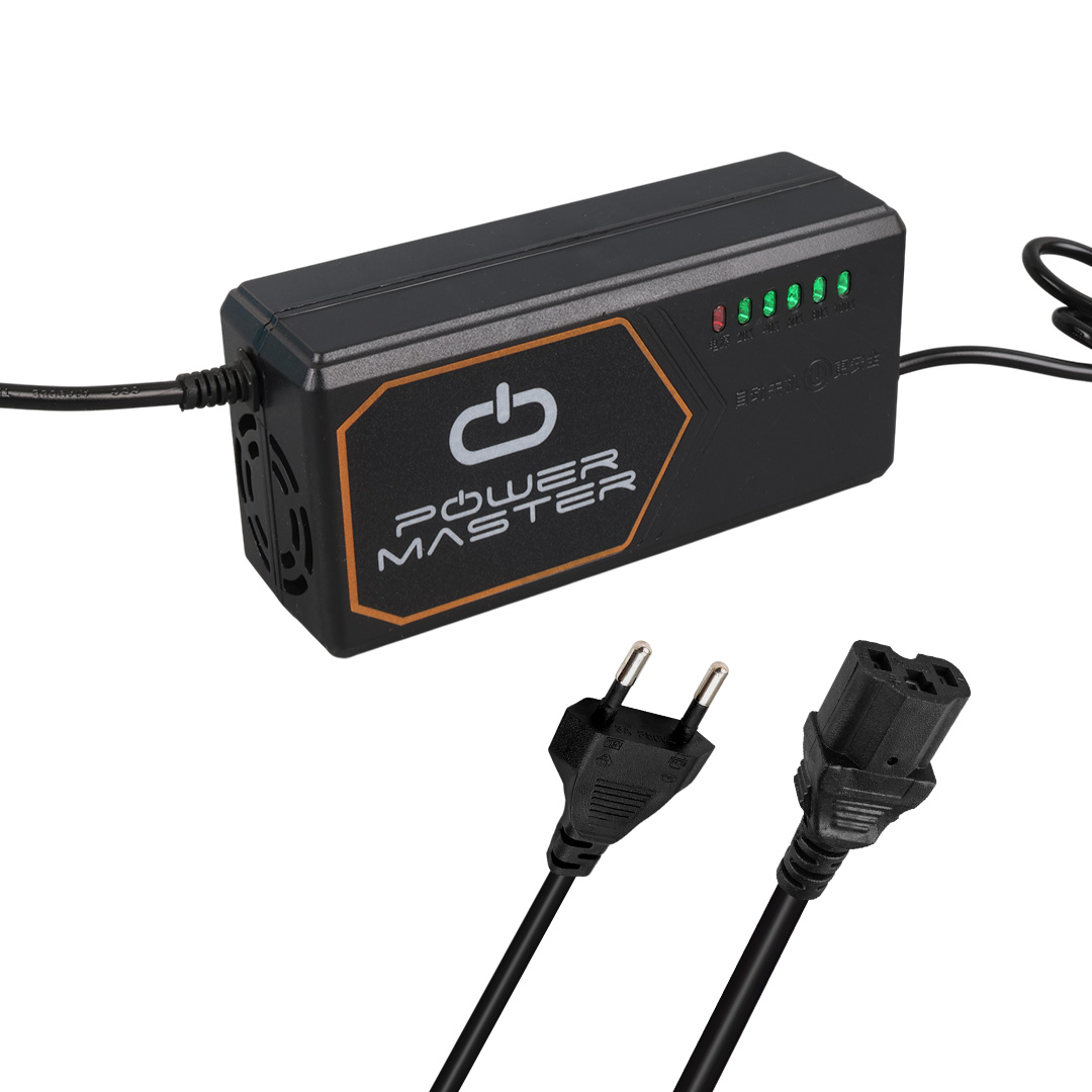 POWERMASTER PM-31174 24 VOLT - 20 AMPER C16 UÇLU ELEKTRİKLİ BİSİKLET ŞARJ CİHAZI