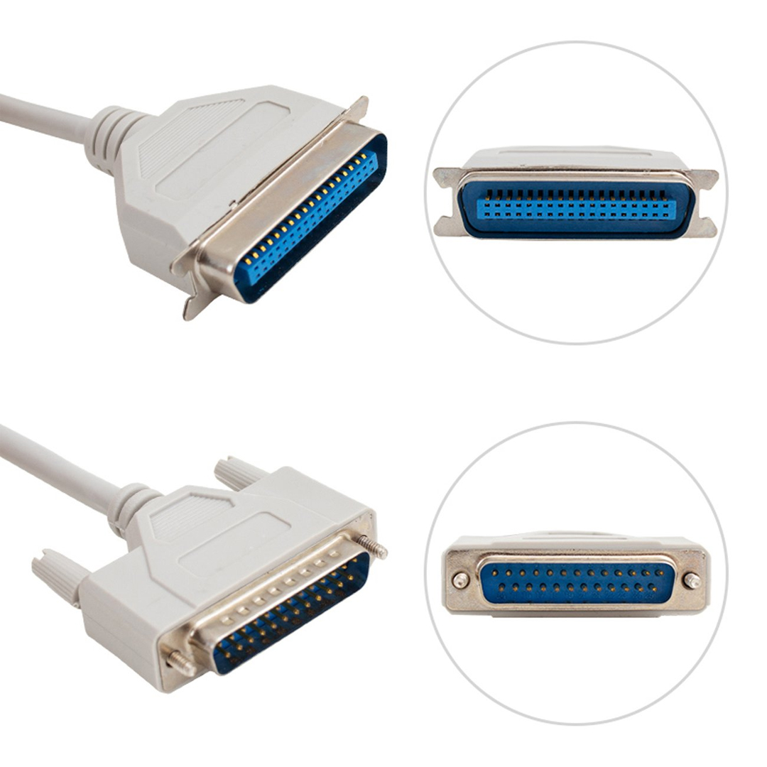 POWERMASTER PM-4940 1.5 METRE IEEE1284 DB25 ERKEK - DB25 DİŞİ PARALEL LPT YAZICI KABLOSU