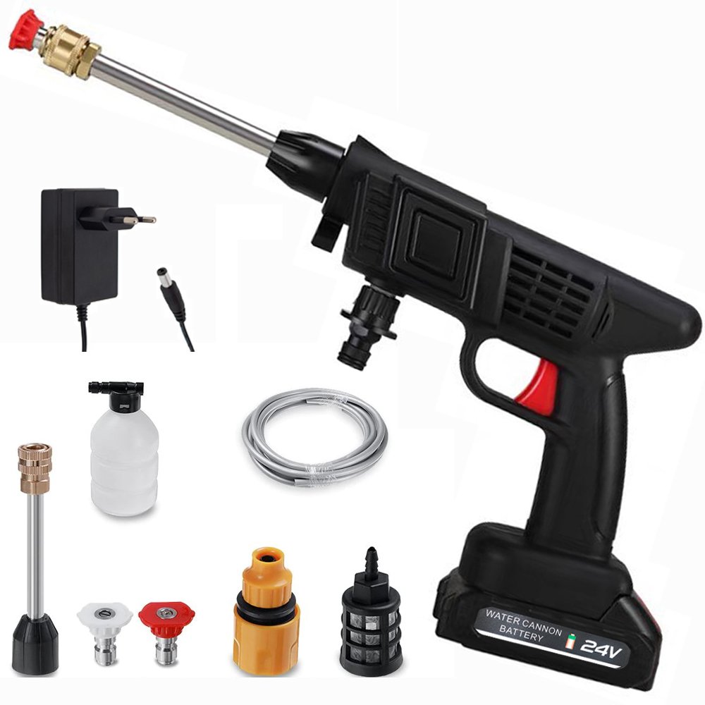 POWERMASTER PM-7728 BASINÇLI SU PÜSKÜRTME CİHAZI ARAÇ YIKAMA SETİ