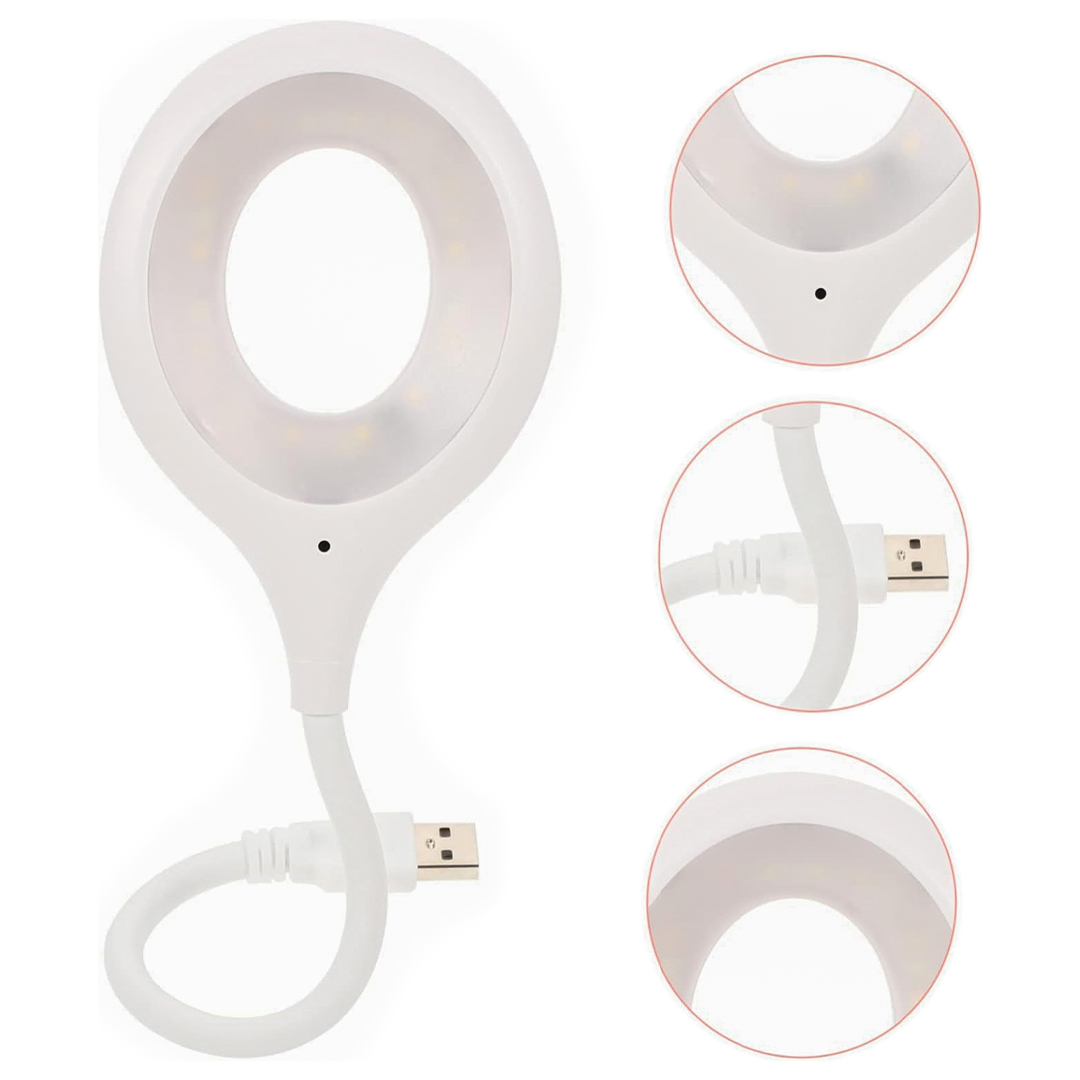 POWERMASTER PORTATİF AKROBATİK 20 SMD LEDLİ USB GECE KİTAP OKUMA ÇALIŞMA LAMBASI (POWERBANK UYUMLU)