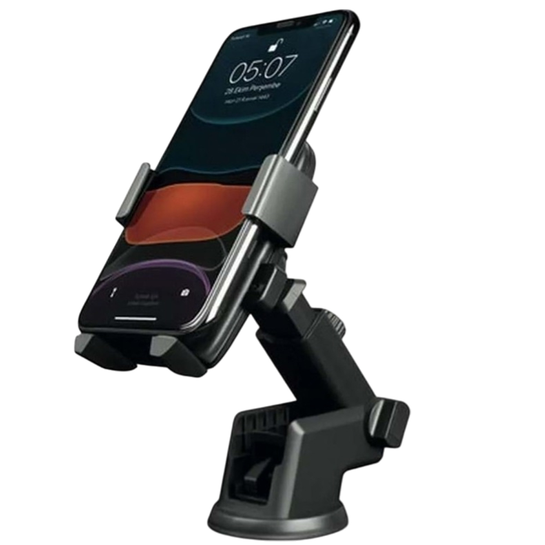 POWERWAY TT13 TORPİDO ÜSTÜ - ÖN CAM TELESKOPİK ARAÇ İÇİ TELEFON TUTUCU