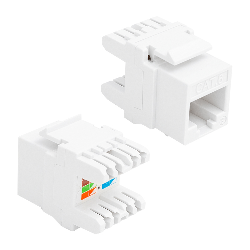 RJ45 CAT6 ŞASE 180 DERECE KEYSTONE JACK 15X17X29MM