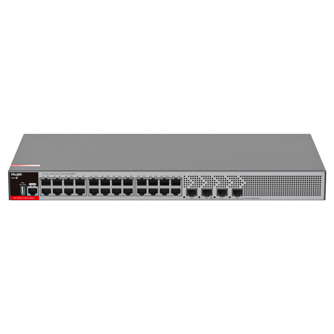 RUİJİE REYEE RG-S2915-24GT4MS-P-L 24 PORT GİGABİT 370W FULL POE YÖNETİLEBİLİR SWİTCH