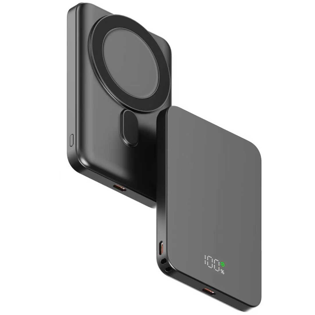 SNAPRON SNP-3020 22.5W LCD ERKAN MAGSAFE PD 5.000MAH DAHİLİ KABLOLU HIZLI ŞARJLI POWERBANK