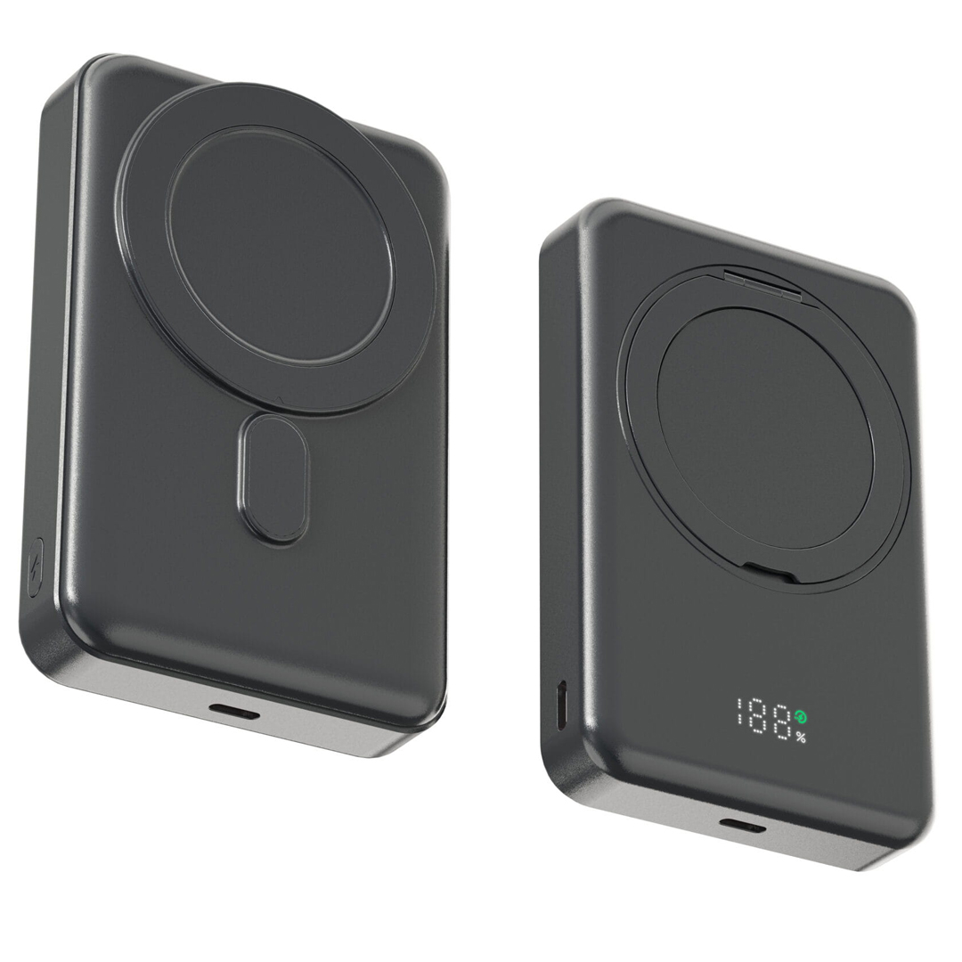 SNAPRON SNP-3025 22.5W LCD ERKAN MAGSAFE PD 10.000MAH DAHİLİ KABLOLU HIZLI ŞARJLI POWERBANK