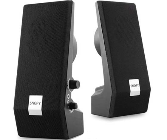 SNOPY SN-611 2.0 AC 220V 1+1 SPEAKER - HOPARLÖR (220 AC BESLEMELİ KABLOLU)