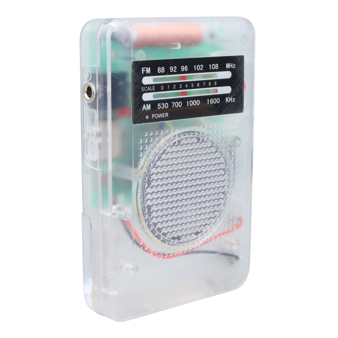 STARNİC ST-821 AM-FM ŞEFFAF ANALOG HAPİSHANE RADYOSU (88-108 FM FREKANS ARALIĞI)