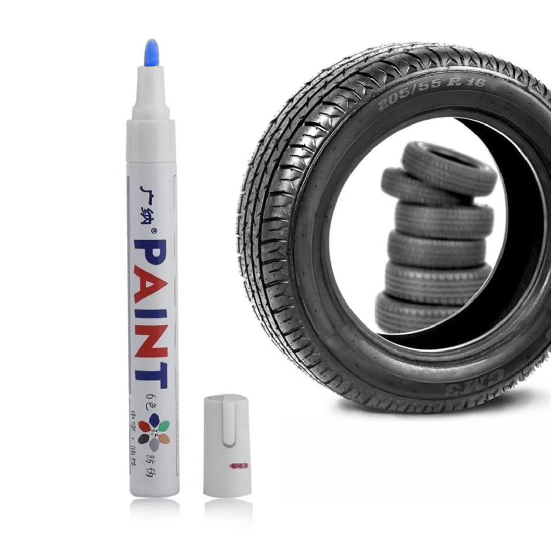 SUNUP M101 ARAÇ MOTOSİKLET LASTİK BOYA KALEMİ (MAVİ)